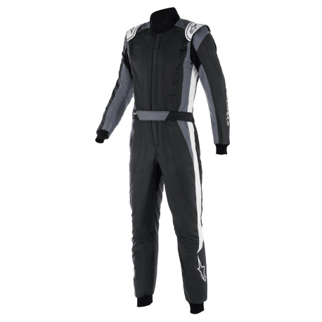 Suits Alpinestars FIA race suit GP Pro Comp V2, Black/Asphalt/White | races-shop.com