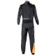 Suits Alpinestars FIA race suit Atom Graphic, Black/Anthracite/Orange Fluo | races-shop.com