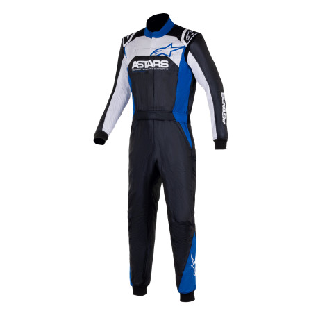 Suits Alpinestars FIA race suit Atom Graphic 4, Black/Silver/Blue | races-shop.com
