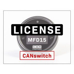 CANchecked license License Can switch for MFD15