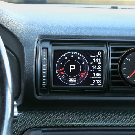 CANCHECKED display CANchecked air vent display Audi A4 B5 LHD/RHD MFD28 Gen2 | races-shop.com