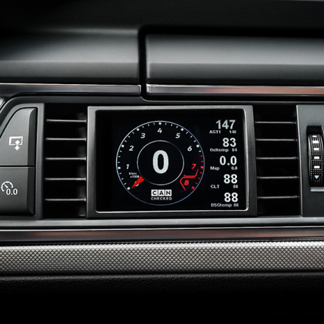 CANCHECKED display CANchecked air vent display Audi A6 C7 (4G) LHD MFD32 Gen2 | races-shop.com