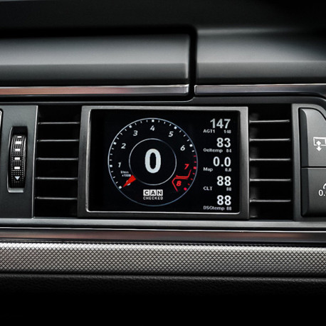 CANCHECKED display CANchecked air vent display Audi A7 C7 (4G) RHD MFD32 Gen2 | races-shop.com