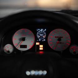 CANchecked air vent display Audi 80 B3 LHD/RHD (cluster) MFD28 Gen2