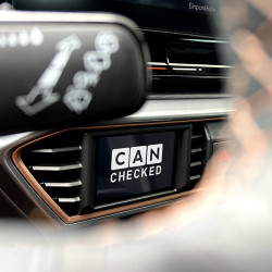 CANchecked air vent display Seat Leon IV (KL) LHD MFD28 Gen2