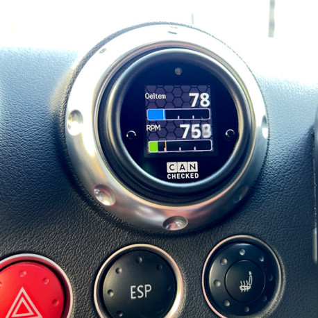CANCHECKED display CANchecked display Audi TT 8N LHD/RHD MFD15 Gen2 | races-shop.com