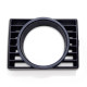 CANCHECKED display CANchecked ventilation cover Audi 100 C3 LHD/RHD 52mm bezel for MFD15 | races-shop.com