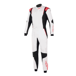 FIA racing suit ALPINESTARS GP Tech V4, white/black/red