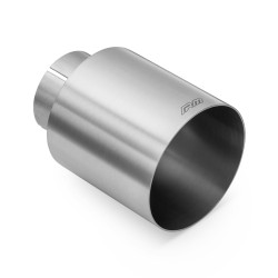 RM Motors satin stainless steel tip KPCS 89mm, inlet 76mm