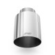 With one outlet RM Motors polished stainless steel tip KPCP 76mm, inlet 50mm | races-shop.com