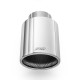 With one outlet RM Motors polished stainless steel tip KPZP/DP 101mm, inlet 50mm | races-shop.com
