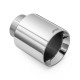 With one outlet RM Motors polished stainless steel tip KPCP/DS 89mm, inlet 63,5mm | races-shop.com