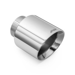 RM Motors polished stainless steel tip KSCP/DS 89mm, inlet 63,5mm