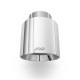 With one outlet RM Motors polished stainless steel tip KSCP/DS 89mm, inlet 63,5mm | races-shop.com