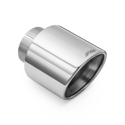 RM Motors polished stainless steel tip KSZP/DK 76mm, inlet 50mm