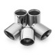 With one outlet RM Motors polished stainless steel tip KSZP/DK 101mm, inlet 76mm | races-shop.com