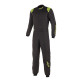 CIK-FIA karting suit ALPINESTARS KMX-9 V3, black/yellow/fluo