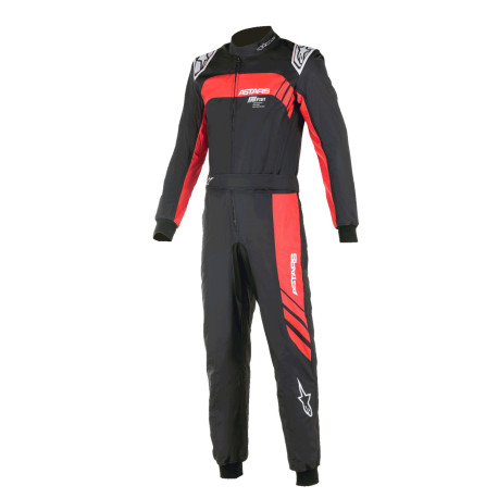 Suits Alpinestars FIA race suit KMX-9 V3 Graphic 3, Black/Red | races-shop.com