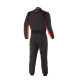 Suits CIK-FIA children`s karting suit ALPINESTARS KMX-9 V3, black/red/fluo | races-shop.com