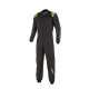 CIK-FIA children`s karting suit ALPINESTARS KMX-9 V3, black/yellow/fluo