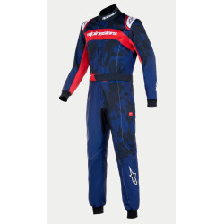 CIK-FIA children`s karting suit ALPINESTARS KMX-9 V3 Graphic 5, navy blue/red