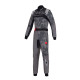CIK-FIA karting suit ALPINESTARS KMX-9 V3 Graphic 5, grey/black