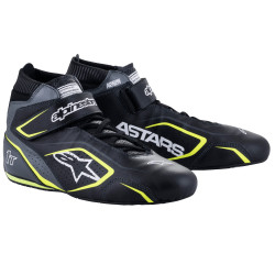 FIA race shoes Alpinestars Tech-1 T V3, Black/Gray/Yellow