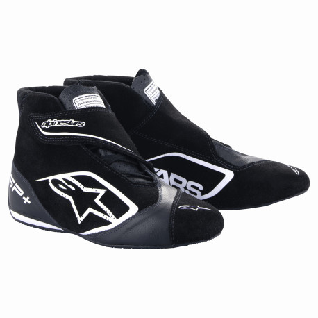 Shoes FIA race shoes Alpinestars SP + Shoes N, Black/White | races-shop.com