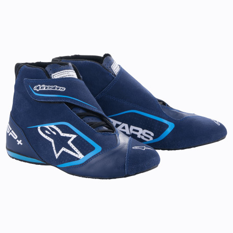 Shoes FIA race shoes Alpinestars SP + Shoes N, Ultramarine Blue/Light Blue | races-shop.com