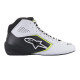 Shoes Race shoes Alpinestars Tech-1 K Start V2, White/Black/Yellow Fluo | races-shop.com