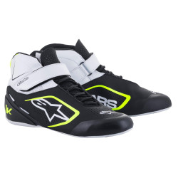 Race shoes Alpinestars Tech-1 K V2, Black/White/Yellow