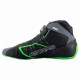 Shoes Race shoes Alpinestars Tech-1 KX V2, Black/Dark Gray/Green Fluo | races-shop.com