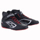 Karting shoes Alpinestars Tech-1 KX V2, black/white/red