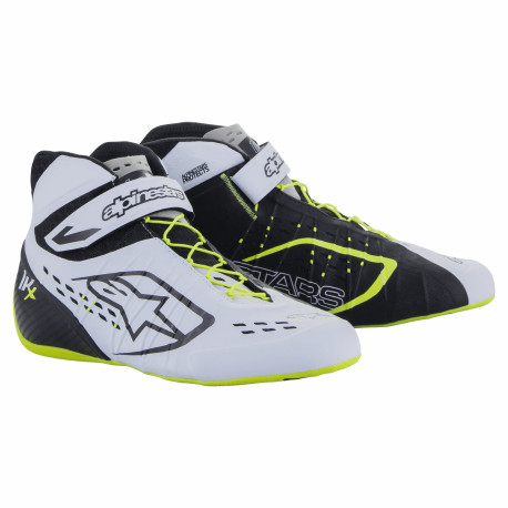 Shoes Race shoes Alpinestars Tech-1 KX V2, Black/White/Xellow | races-shop.com