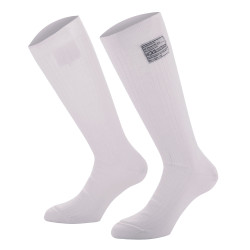 FIA fireproof socks ALPINESTARS RACE V4 (long), white