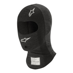FIA fireproof balaclava Alpinestars ZX EVO V2, black/grey
