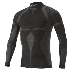 FIA fireproof long sleeve top ALPINESTARS ZX EVO V2, black/grey