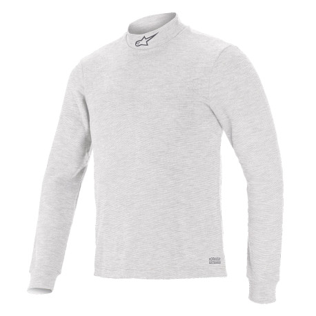 Underwear Alpinestars Race V3 Long Sleeve Top with FIA, White | races-shop.com