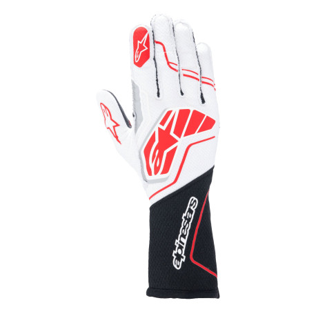 Promotions Race gloves Alpinestars Tech-1 ZX V4 with FIA, Black/White/Red | races-shop.com
