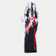 FIA karting gloves Alpinestars Tech-1 K V3 (external stitching), black/white/red