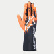 FIA karting gloves Alpinestars Tech-1 K V3 (external stitching), black/orange/white