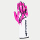 Gloves FIA karting gloves Alpinestars Tech-1 K V3 (external stitching), white/fuchsia/black | races-shop.com