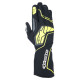Race gloves Alpinestars Tech-1 KX V4 with FIA, Tar Gray/Black/Yellow Fluo