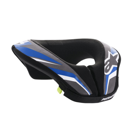 Neck collars and protections Alipnestars Youth Sequence Neck Roll, Black/Anthracite/Blue | races-shop.com