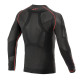 Underwear Alpinestars Ride Tech V2 Top Long Sleeve Summer, Black/Red | races-shop.com