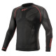 Underwear Alpinestars Ride Tech V2 Top Long Sleeve Summer, Black/Red | races-shop.com