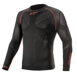 Alpinestars Ride Tech V2 Top Long Sleeve Summer, Black/Red