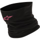 Underwear Neck warmer ALPINESTARS, black/pink | races-shop.com