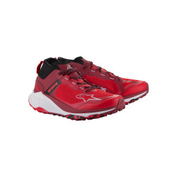 Alpinestars Shoes Meta XR V2, Bright Red/Dark Red White