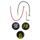 steering wheels Steering wheel RACESxFurtBokem Fire Wheel, 350mm, suede, 90mm deep dish | races-shop.com